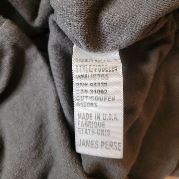 Standard James Perse Ruffle Ruched Dress sz M/2 WMU6705 - Picture 7 of 11